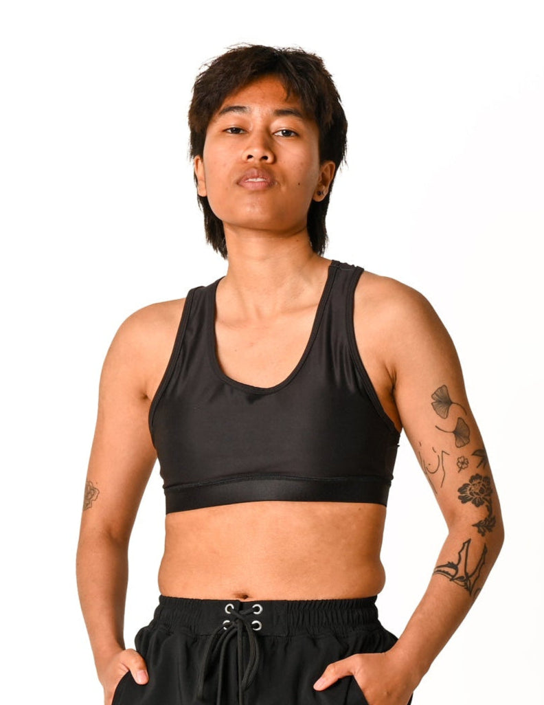 THE EVERYWHERE RACER BACK SWIM TOP
