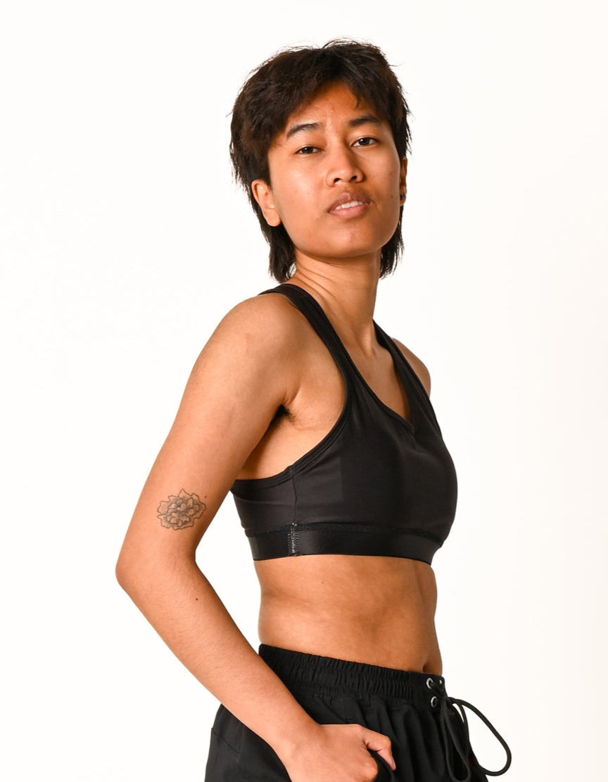 THE EVERYWHERE RACER BACK SWIM TOP